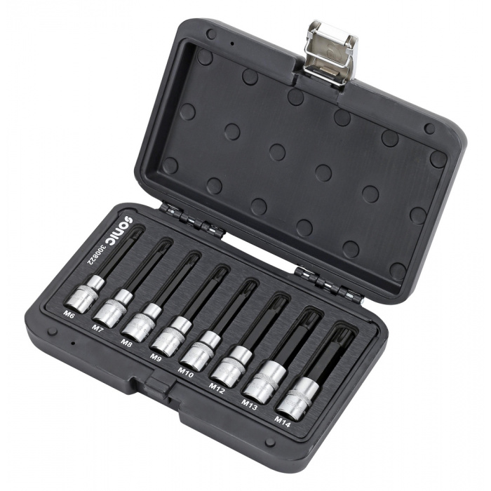 Huvudbild för Hylssats Ribe 1/2" M6-M14 Långa 8-Delar BMCS Sonic