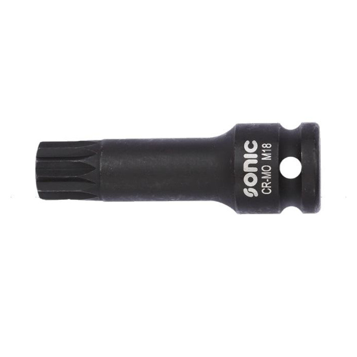 Huvudbild för Hylsa 1/2" Kraft Spline XZN 78mm Lång M16 Sonic