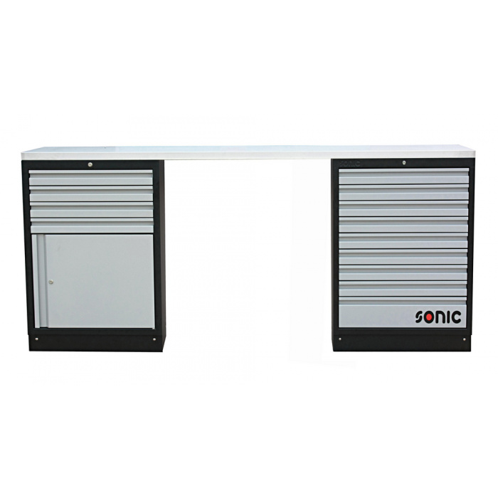 Huvudbild för Förvaringsmodul MSS 2193mm med bänkskiva i rostfritt stål