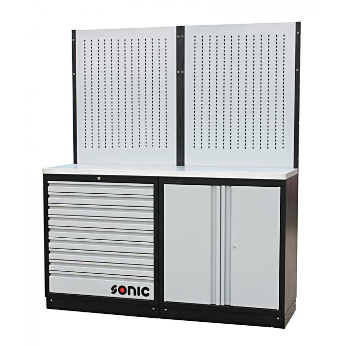 Huvudbild för Förvaringsmodul MSS 1690mm med bänkskiva i rostfritt stål Sonic