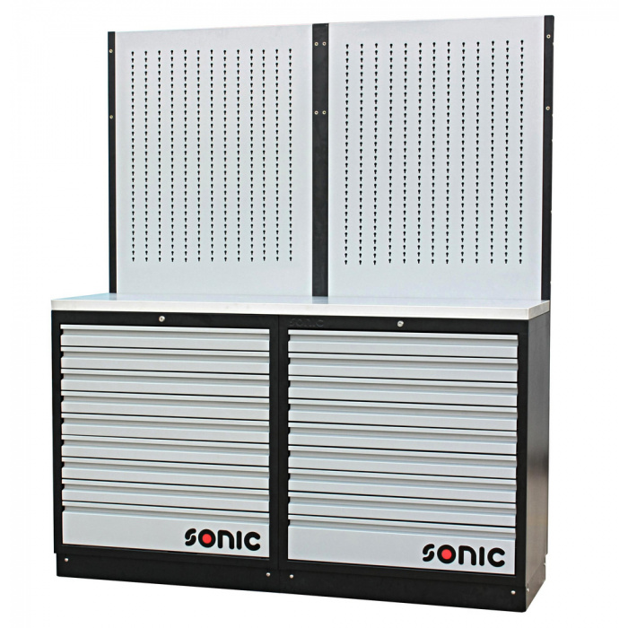 Huvudbild för Förvaringsmodul MSS 1690mm med bänkskiva i rostfritt stål Sonic