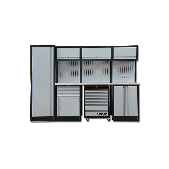 Huvudbild för Förvaringsmodul MSS 2803mm med bänkskiva i rostfritt stål Sonic