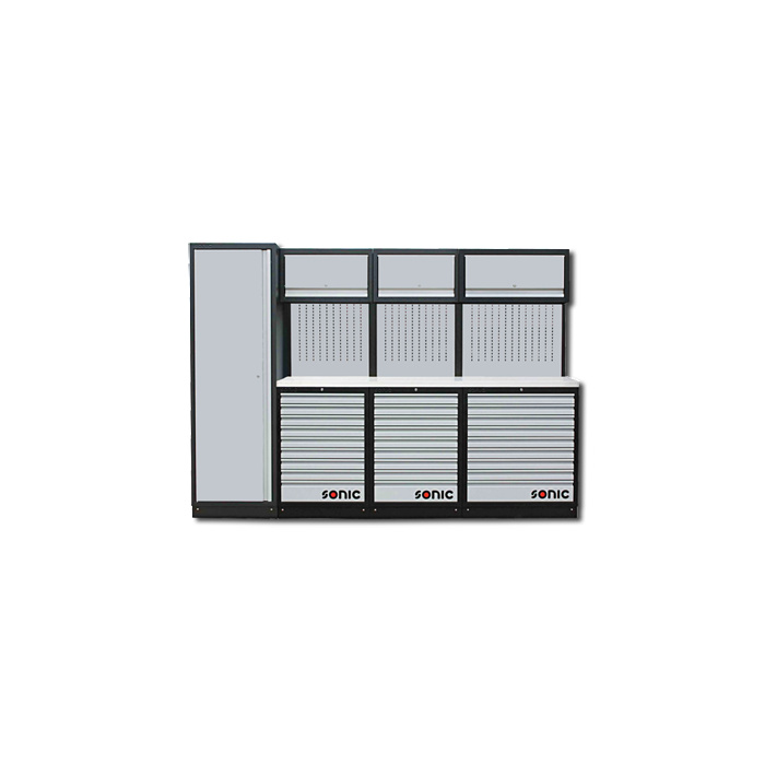 Huvudbild för Förvaringsmodul MSS 2803mm med bänkskiva i rostfritt stål Sonic