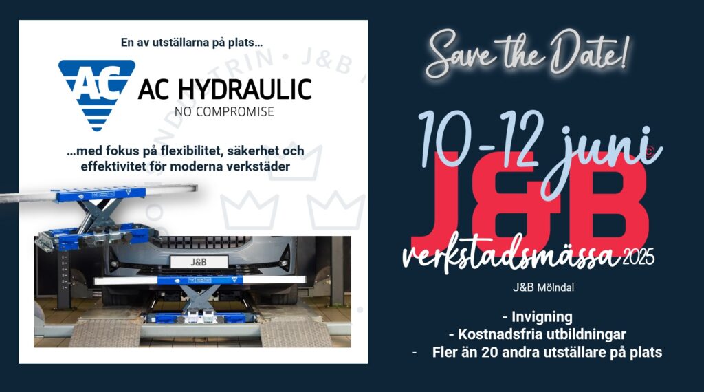 AC Hydraulics till J&B-mässan 10-12 juni 2025