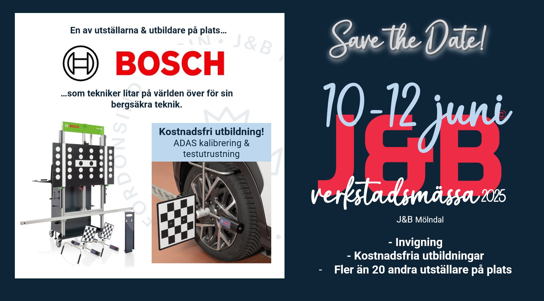 Bosch till J&B-mässan 10-12 juni 2025