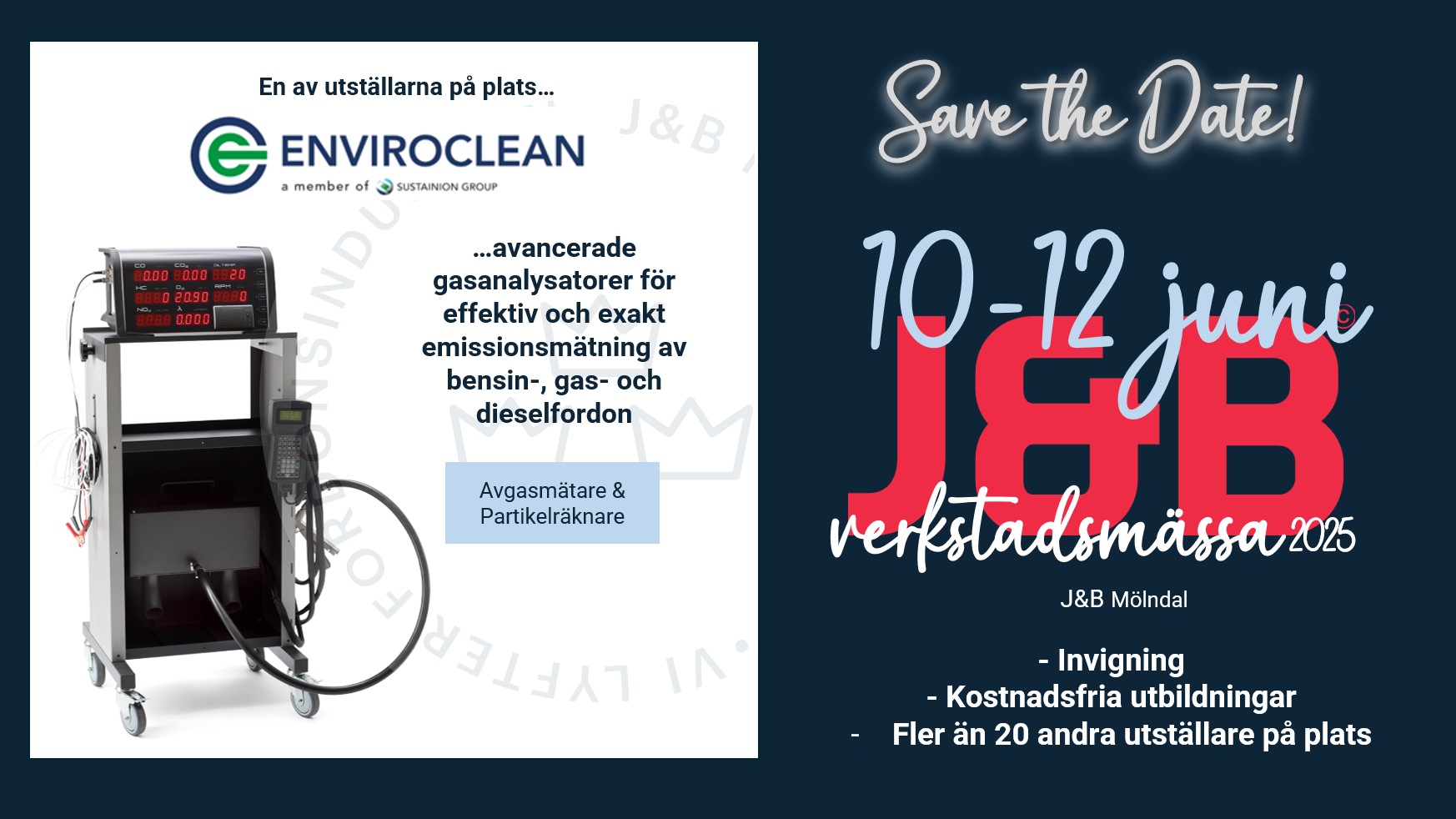 EnviroClean Sweden till J&B-mässan 10-12 juni 2025