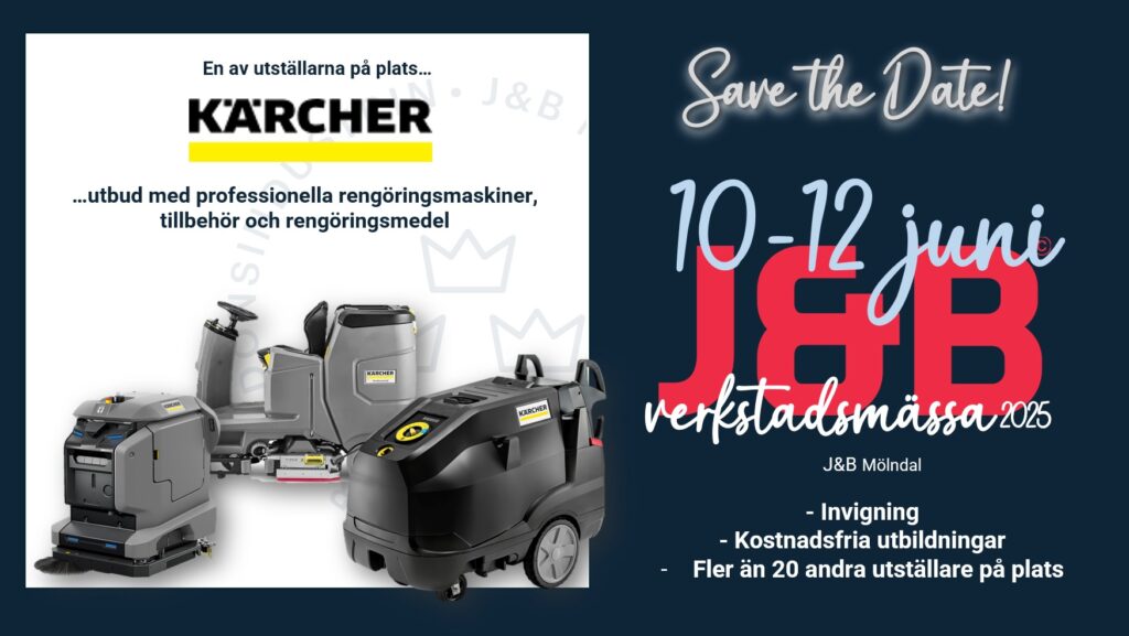 Kärcher till J&B-mässan 10-12 juni 2025
