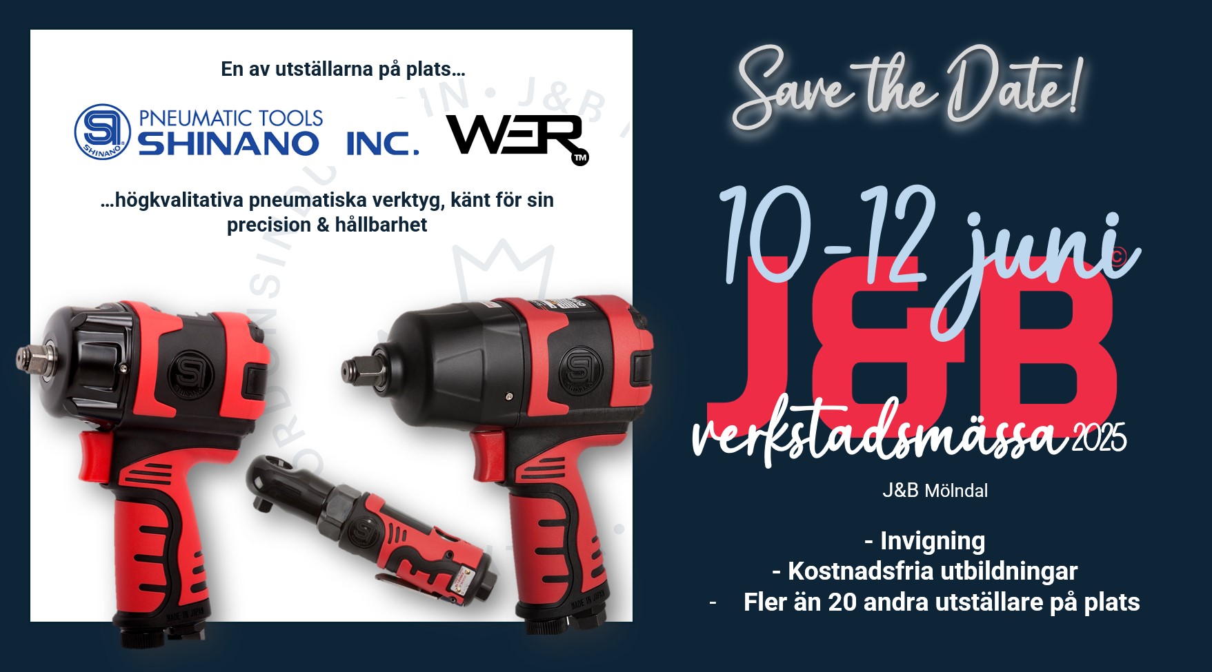 Shinano Inc./WER till J&B-mässan 10-12 juni 2025